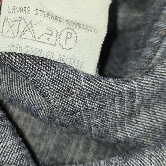 Jean Colonna Blue Jacket Denim Size Medium Full Zip - Picture 11 of 11